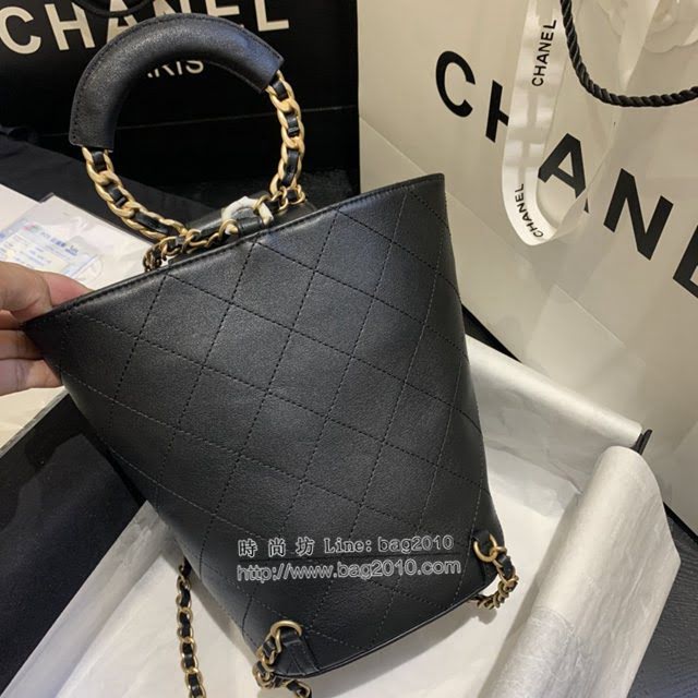 Chanel女包 香奈兒專櫃最新款水桶背包 Chanel牛皮肩背手提女包 AS1362  djc4253